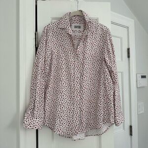 Grayson Floral Buttondown Blouse, XS/S